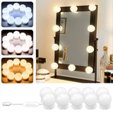 Vanity Light LED Bulbs for Makeup Mirror Stand | 10 Bulbs with 3 - Buy Online in Pakistan at Cosmia.pk