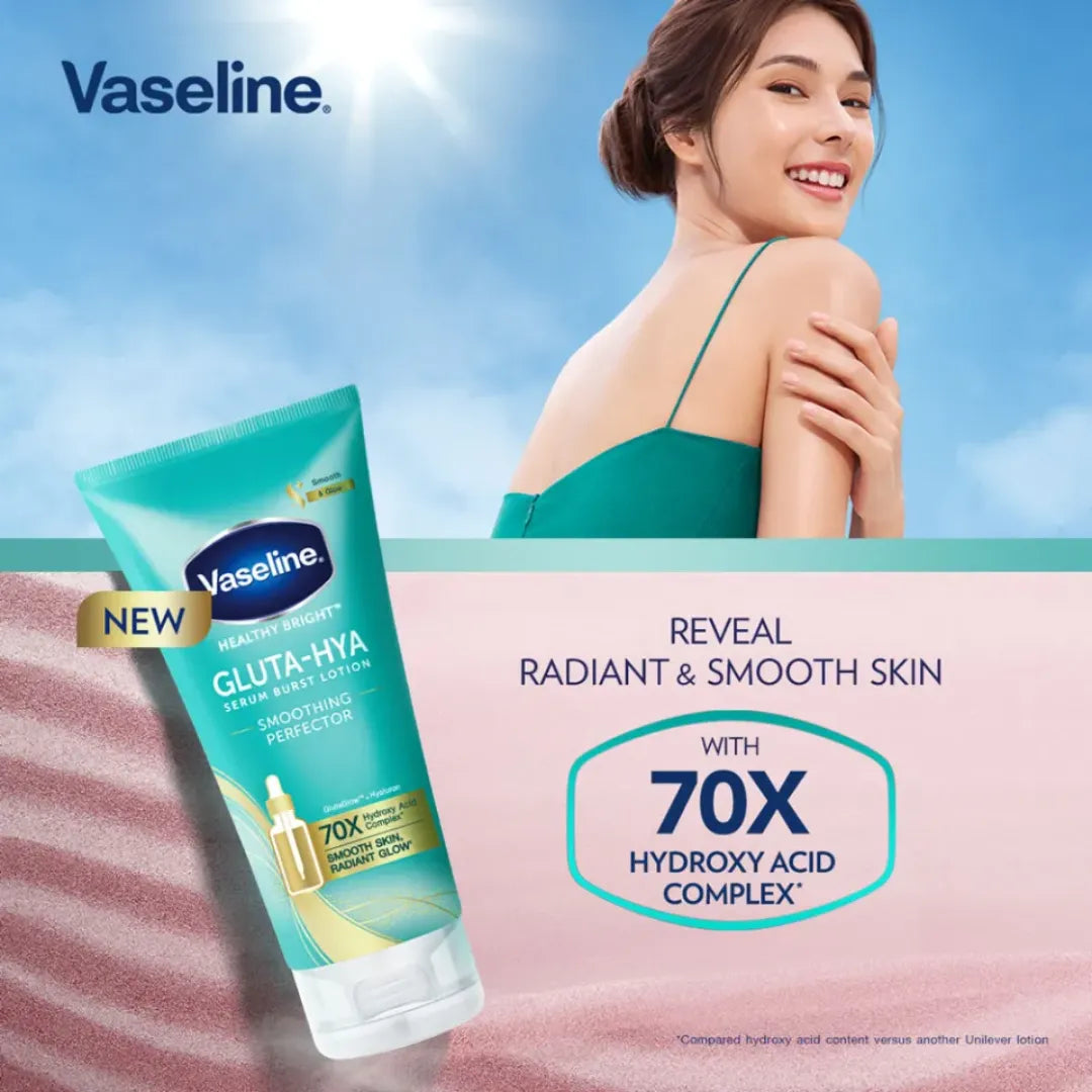 Vaseline Gluta-Hya Serum Burst Lotion Smoothing Perfector - Made in Thailand - Buy Online in Pakistan at Cosmia.pk