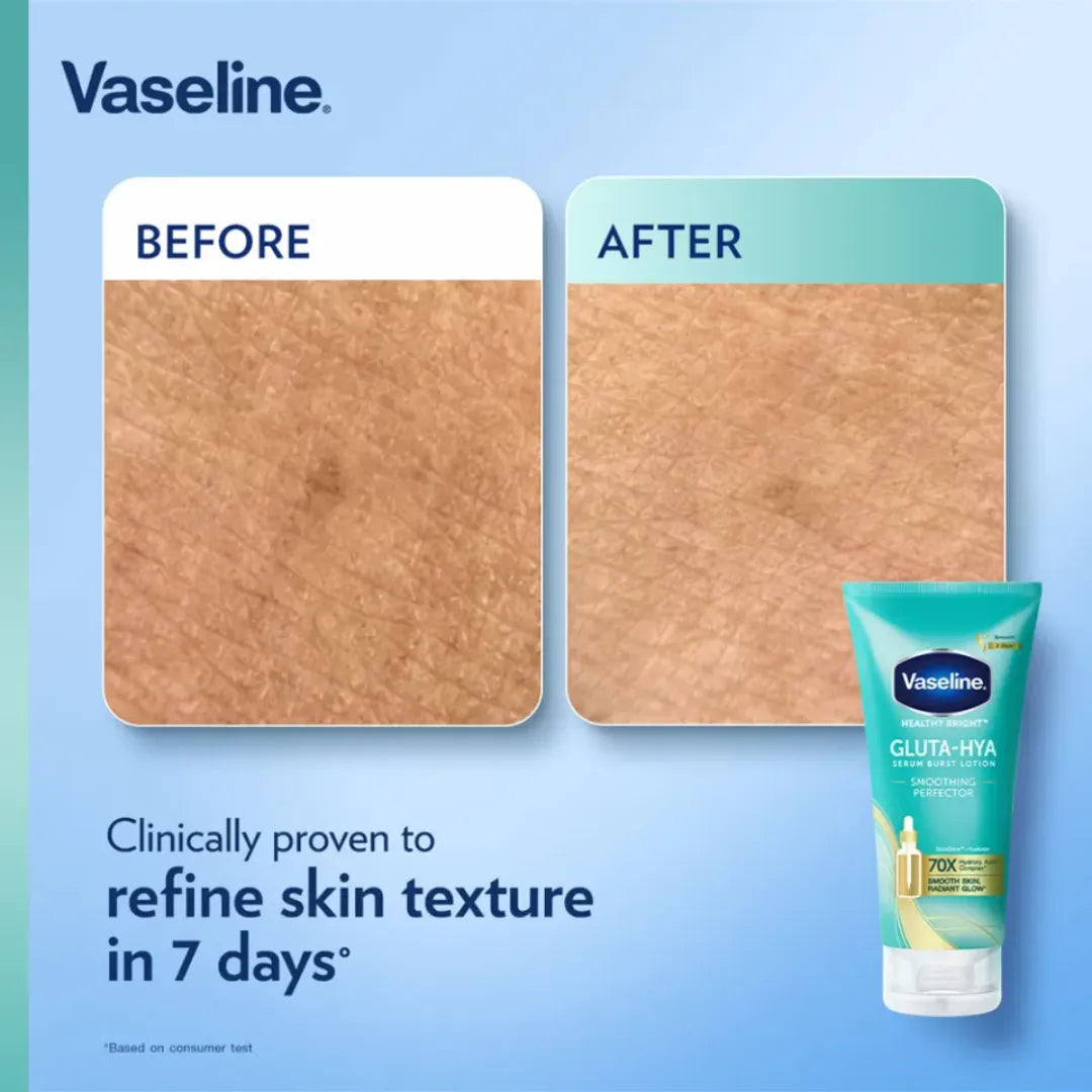 Vaseline Gluta-Hya Serum Burst Lotion Smoothing Perfector - Made in Thailand - Buy Online in Pakistan at Cosmia.pk