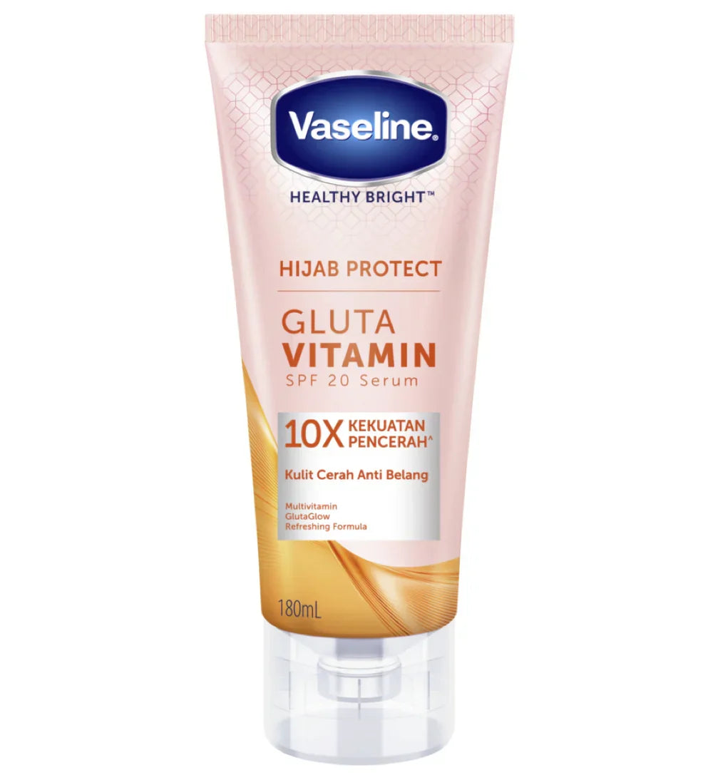 Vaseline Gluta Vitamin Sunscreen Serum SPF 20 Hijab Protect - 180ml - Buy Online in Pakistan at Cosmia.pk
