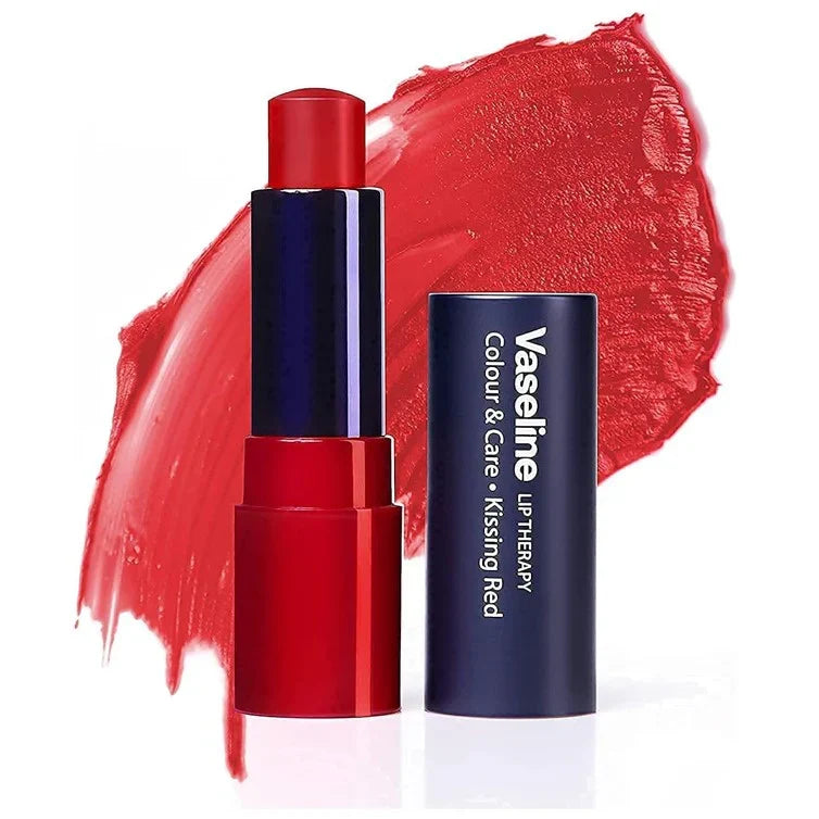 Vaseline Lip Therapy Colour & Care – Kissing Red - 4.2 g - Buy Online in Pakistan at Cosmia.pk