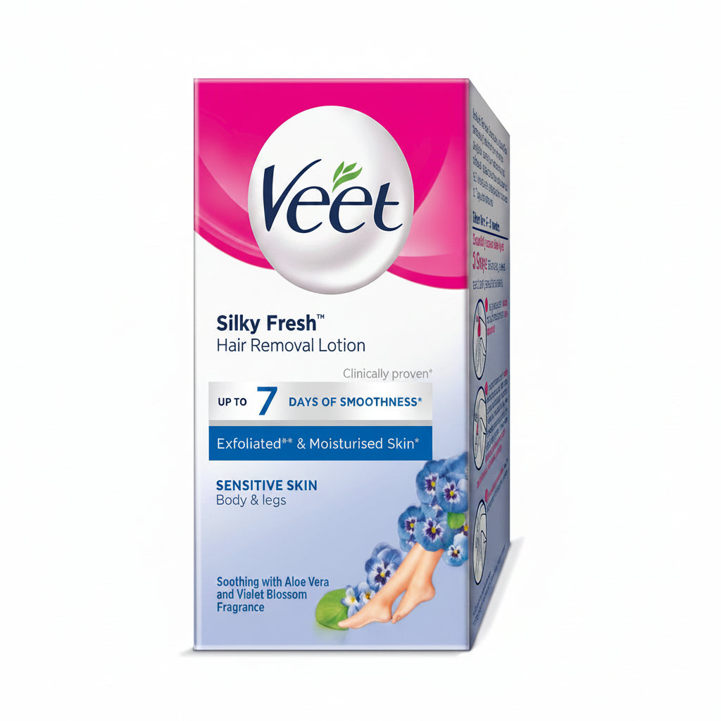 Veet Silky Fresh Sensitive Skin Hair Removal Lotion - 40g - Buy Online in Pakistan at Cosmia.pk