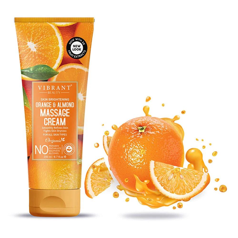 Vibrant Beauty Almond & Orange Massage Cream - Buy Online in Pakistan at Cosmia.pk