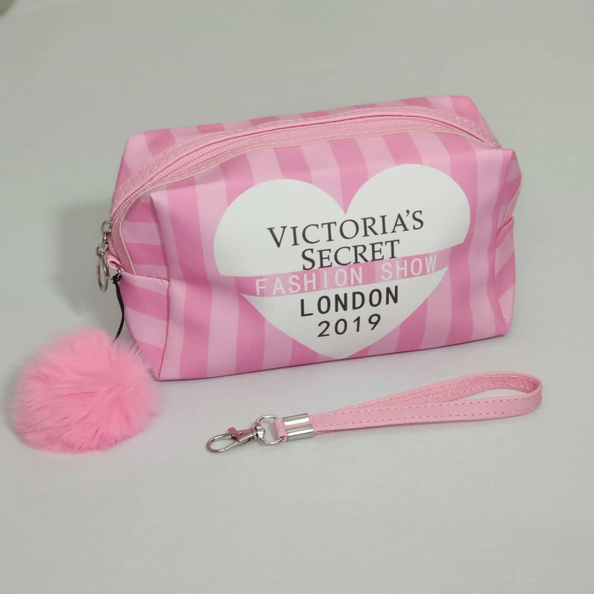 Victoria Secret Makeup Carry Pouch With Bow Keychain - Buy Online in Pakistan at Cosmia.pk