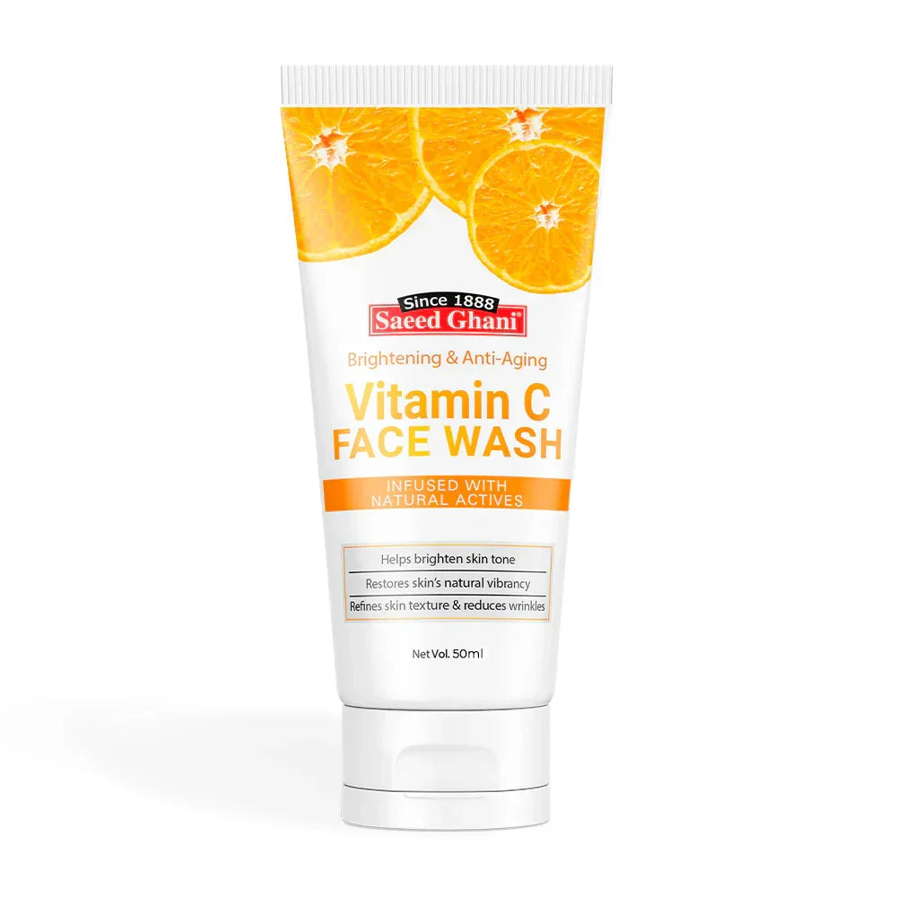 Saeed Ghani Vitamin C Face Wash – 50ml - Buy Online in Pakistan at Cosmia.pk