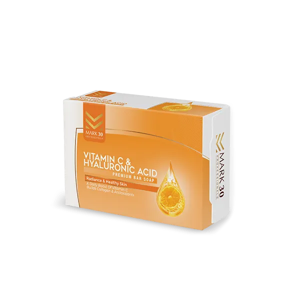MARK-30 Vitamin C & Hyaluronic Acid Soap Bar -100g - Buy Online in Pakistan at Cosmia.pk