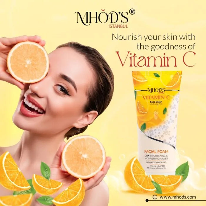 Mhod’s Istanbul Vitamin C Facial Foam - 100g - Buy Online in Pakistan at Cosmia.pk