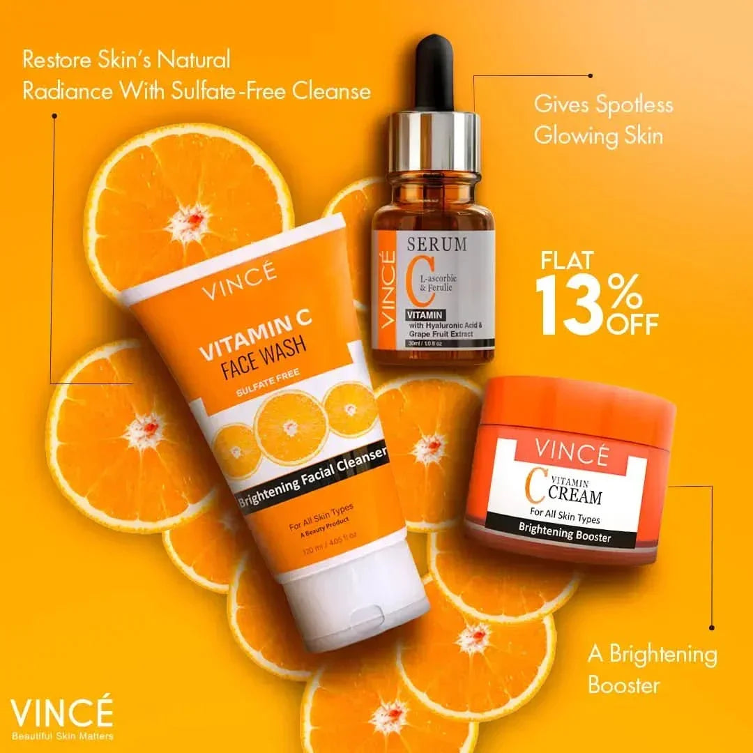 Vince Vitamin C Bundle - Buy Online in Pakistan at Cosmia.pk