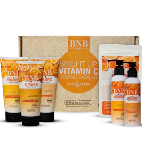 BNB Bright Up Vitamin C Facial Kit - 6-Step - Buy Online in Pakistan at Cosmia.pk
