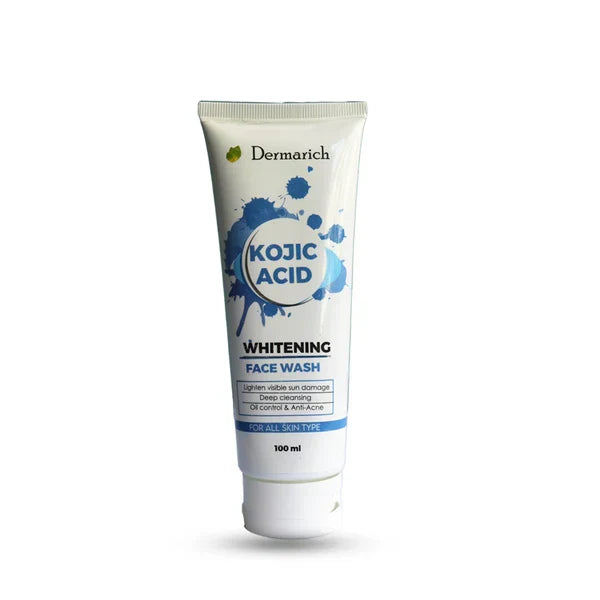 Dermarich Kojic Acid Face Wash for Whitening and Dark Spots -100ml - Buy Online in Pakistan at Cosmia.pk