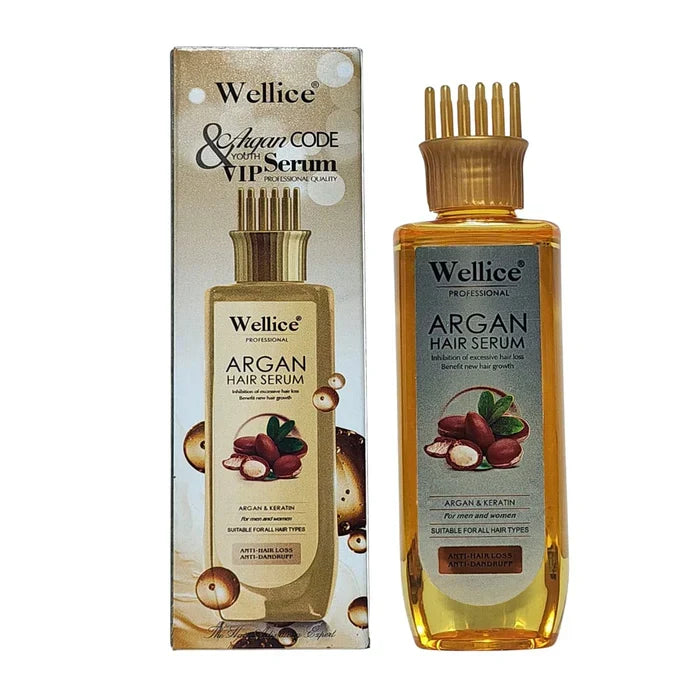 Wellice Argan Hair Serum Hair Restore - 200ml - Buy Online in Pakistan at Cosmia.pk