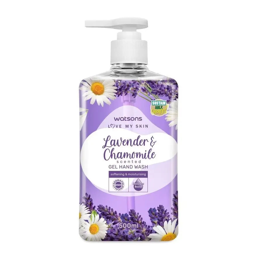 Watsons Lavender & Chamomile Scented Gel Hand Wash 500ml - Buy Online in Pakistan at Cosmia.pk