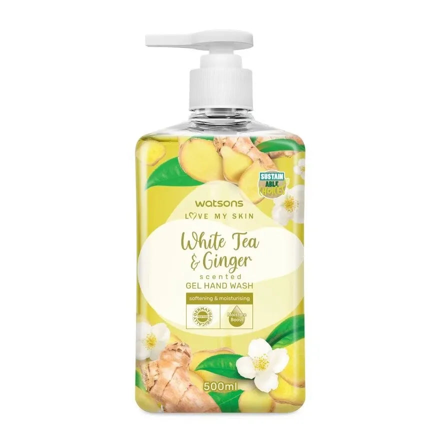 Watsons White Tea & Ginger Scented Gel Hand Wash 500ml - Buy Online in Pakistan at Cosmia.pk