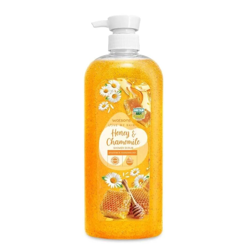 Watsons Shower Scrub Honey & Chamomile 700ml - Buy Online in Pakistan at Cosmia.pk