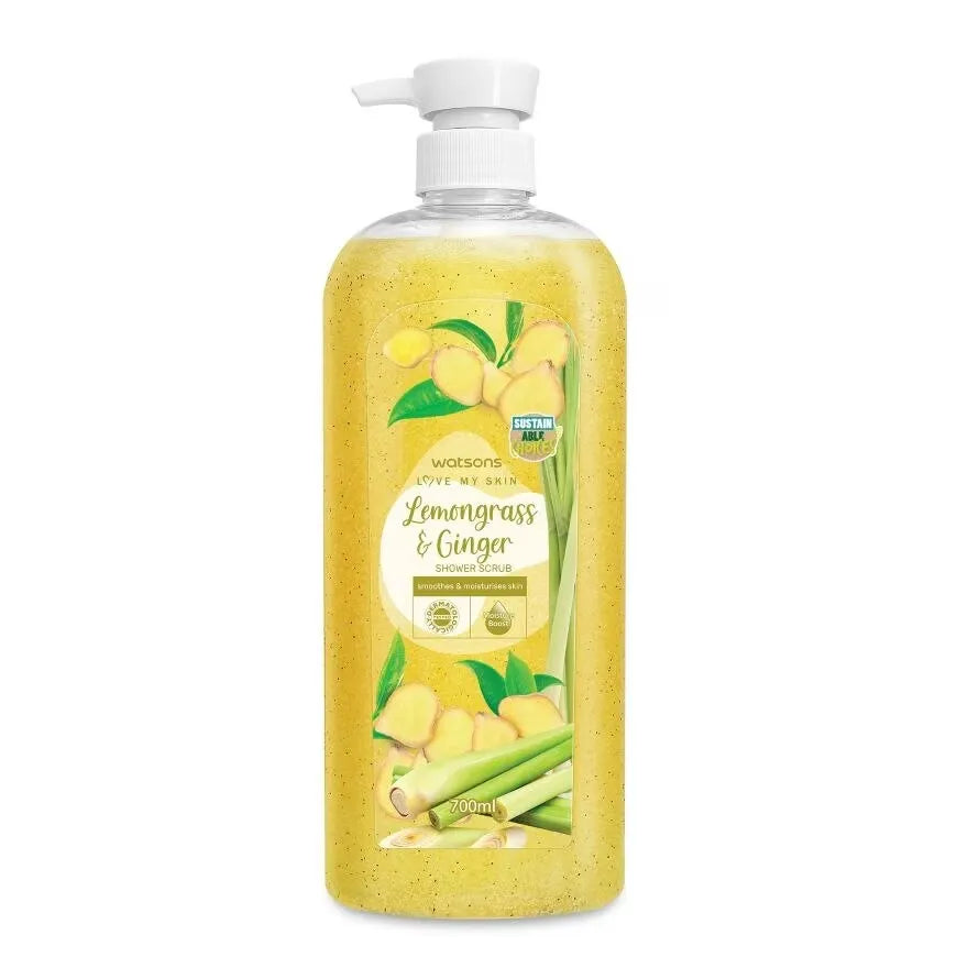 Watsons Shower Scrub Lemongrass & Ginger 700ml - Buy Online in Pakistan at Cosmia.pk