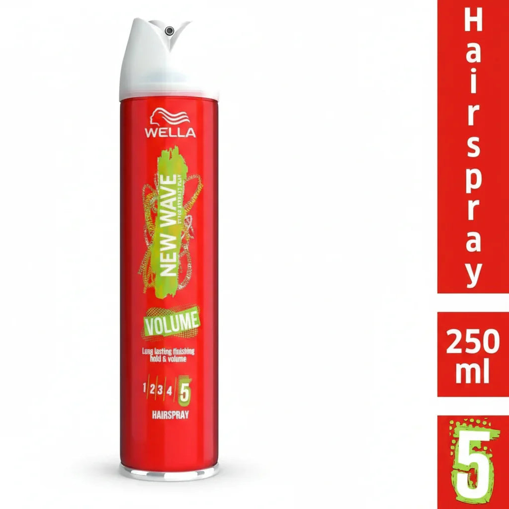 Wella New Wave Volume 5 Hair Styling Spray - 250ml - Buy Online in Pakistan at Cosmia.pk