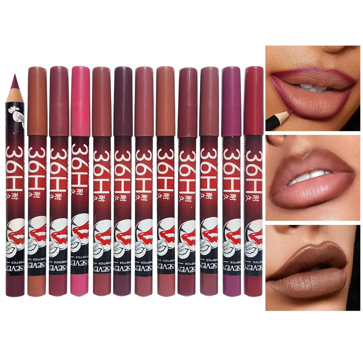 36H Lip Pencils Set - Buy Online in Pakistan at Cosmia.pk