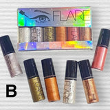 PEINFEN Flare Glitter Eyeliner and Eyeshadow -  6PCS - Buy Online in Pakistan at Cosmia.pk