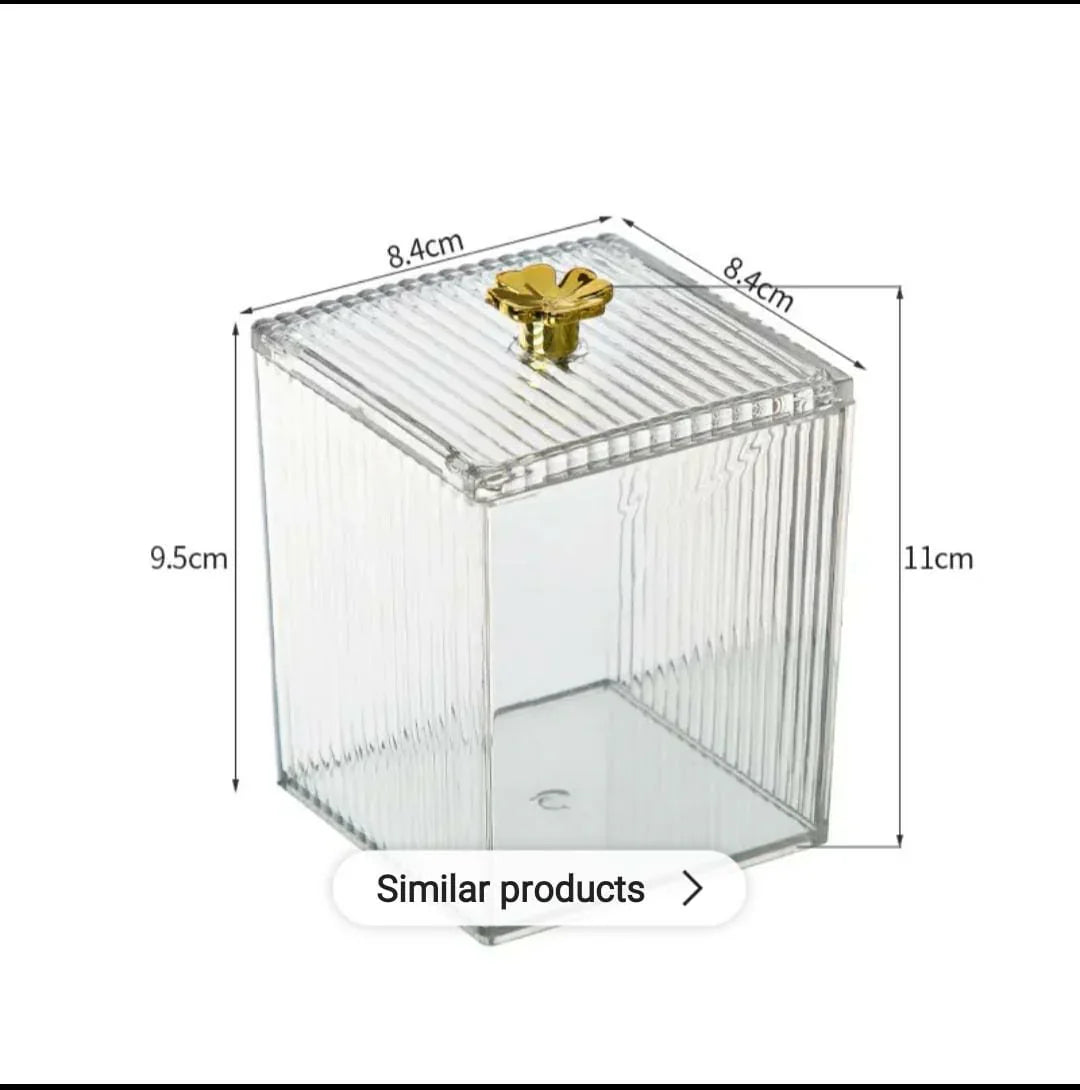 Transparent Acrylic Storage Box - Each - Buy Online in Pakistan at Cosmia.pk