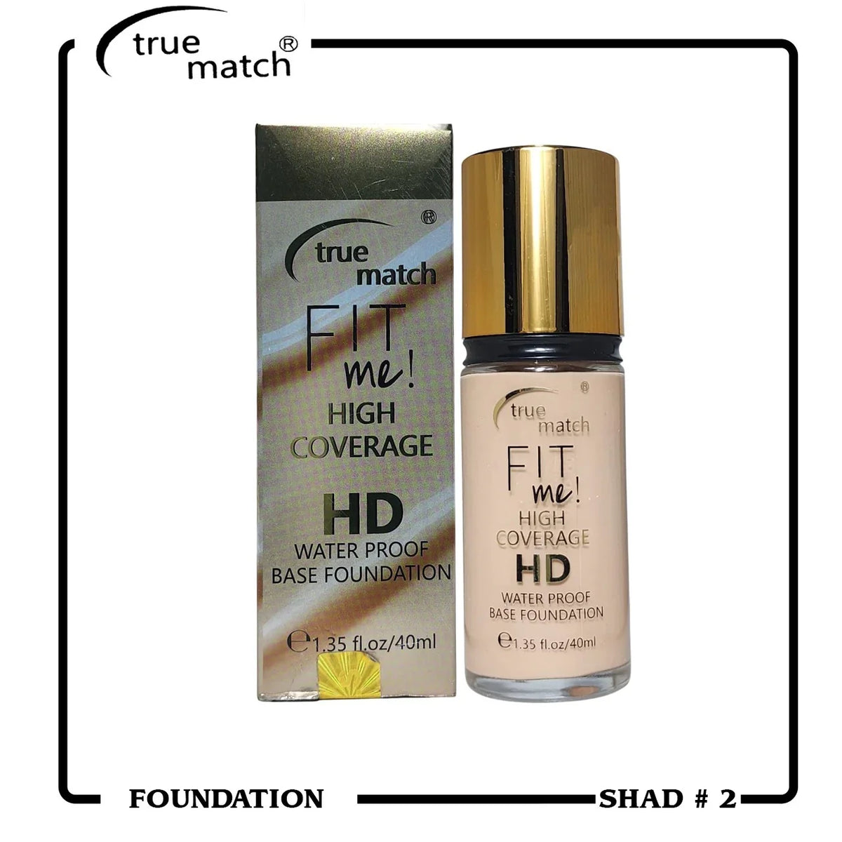 True Match HD Waterproof Foundation - Buy Online in Pakistan at Cosmia.pk