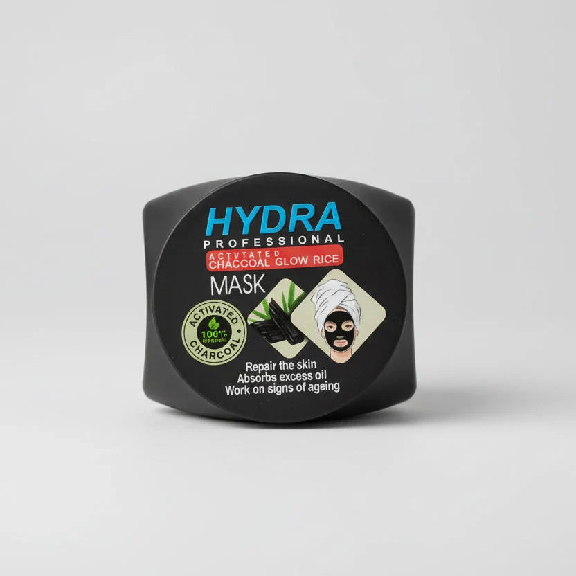 Hydra Professional Activated Charcoal Glow Rice Face Mask - Buy Online in Pakistan at Cosmia.pk