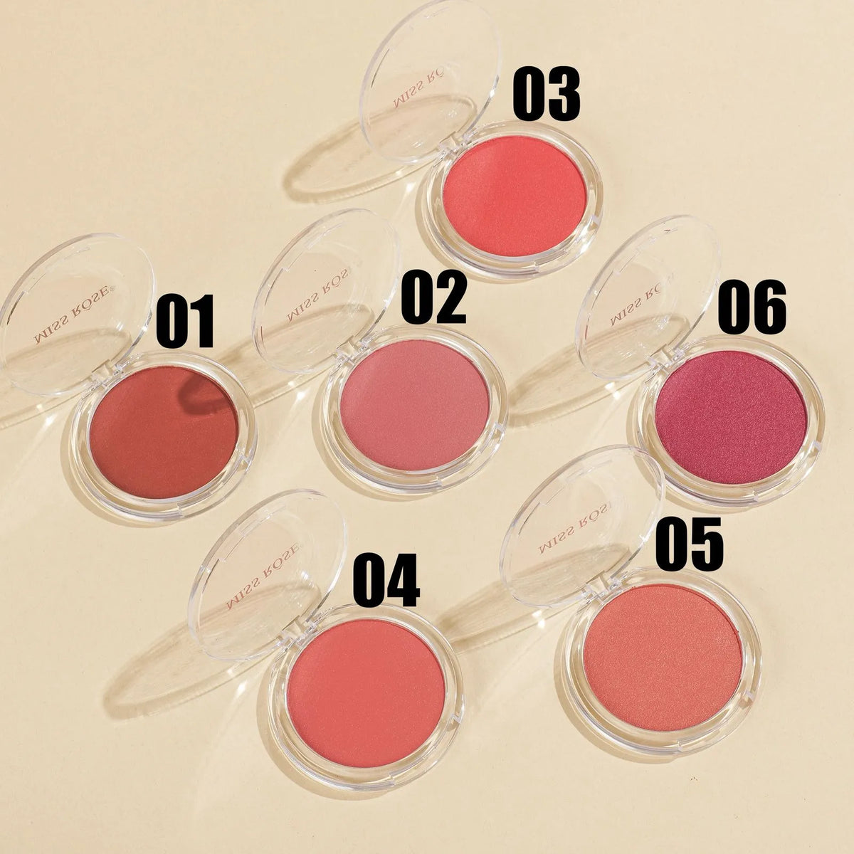 Miss Rose Soft Pinch Matte Bouncy Blush - 6pcs Set - Buy Online in Pakistan at Cosmia.pk