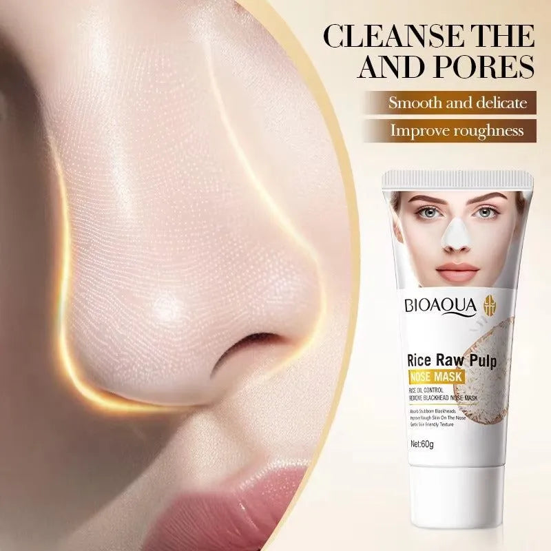BIOAQUA Rice Nose Mask - 60g - Buy Online in Pakistan at Cosmia.pk