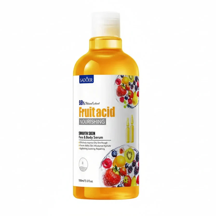 Sadoer Fruit Acid Face & Body Serum - 500ml - Buy Online in Pakistan at Cosmia.pk