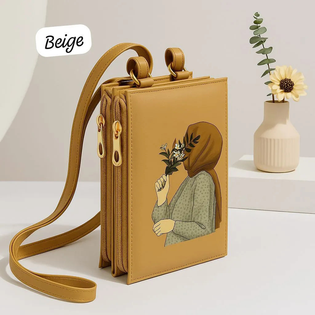 Hijab Print Crossbody Bag - Buy Online in Pakistan at Cosmia.pk