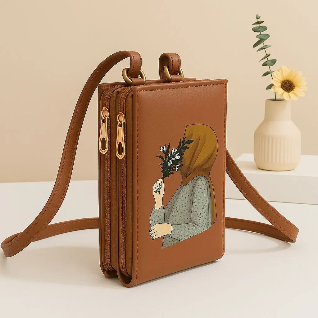 Hijab Print Crossbody Bag - Buy Online in Pakistan at Cosmia.pk