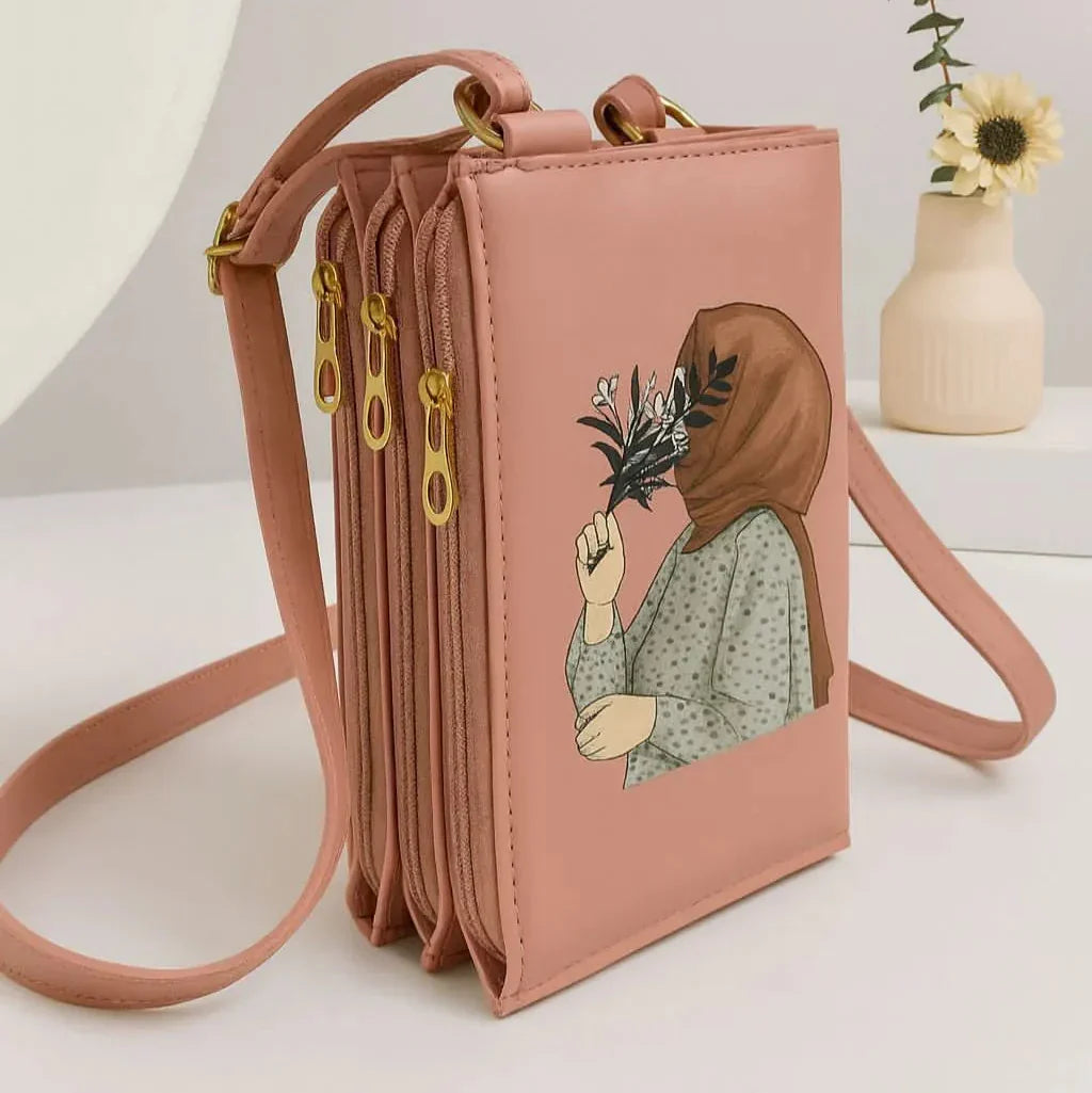 Hijab Print Crossbody Bag - Buy Online in Pakistan at Cosmia.pk