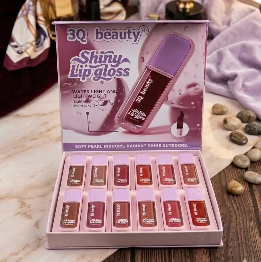3Q Beauty Shiny Lip Gloss – Pack of 12 - Buy Online in Pakistan at Cosmia.pk