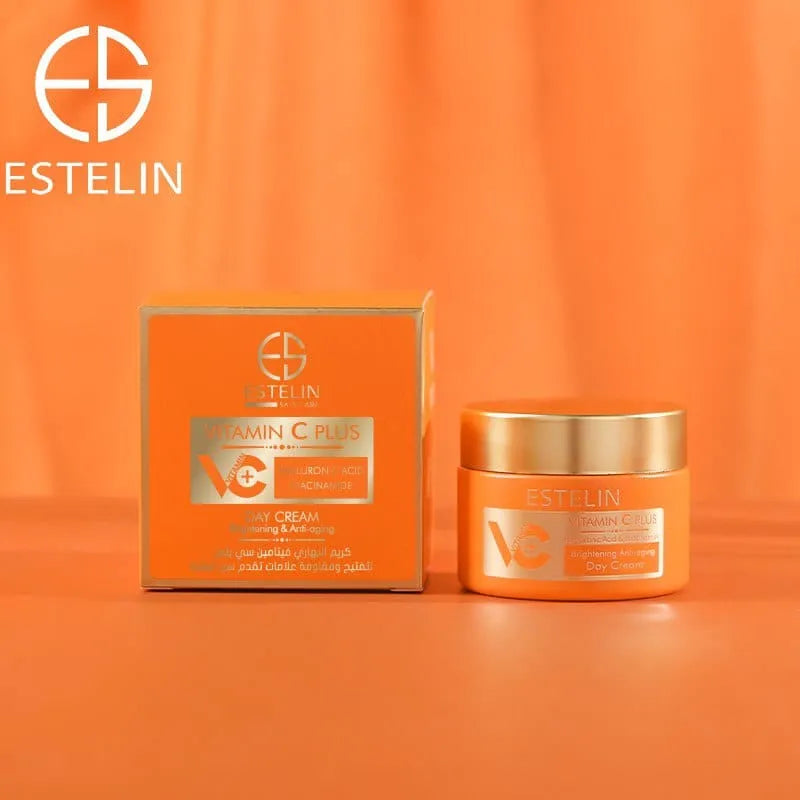ESTELIN Vitamin C Plus Hyaluronic Acid Niacinamide Day Cream - 50g - Buy Online in Pakistan at Cosmia.pk