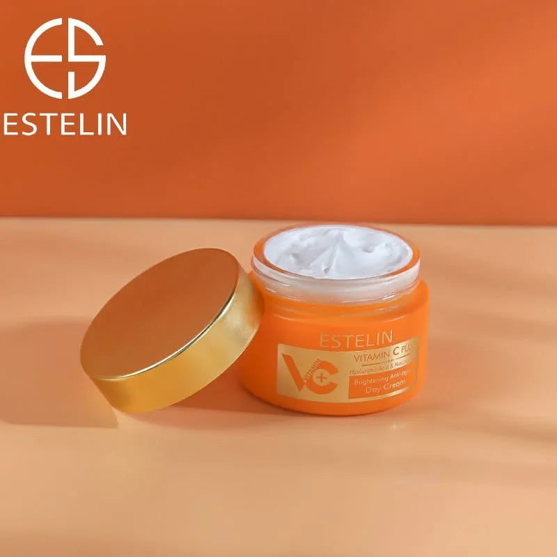 ESTELIN Vitamin C Plus Hyaluronic Acid Niacinamide Day Cream - 50g - Buy Online in Pakistan at Cosmia.pk