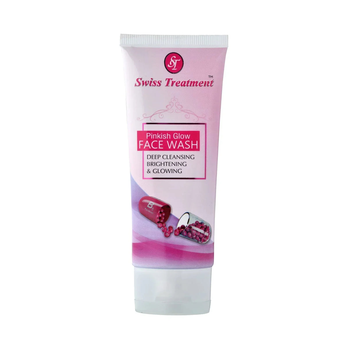 Swiss Treatment Pinkish Glow Face Wash - 100ml - Buy Online in Pakistan at Cosmia.pk