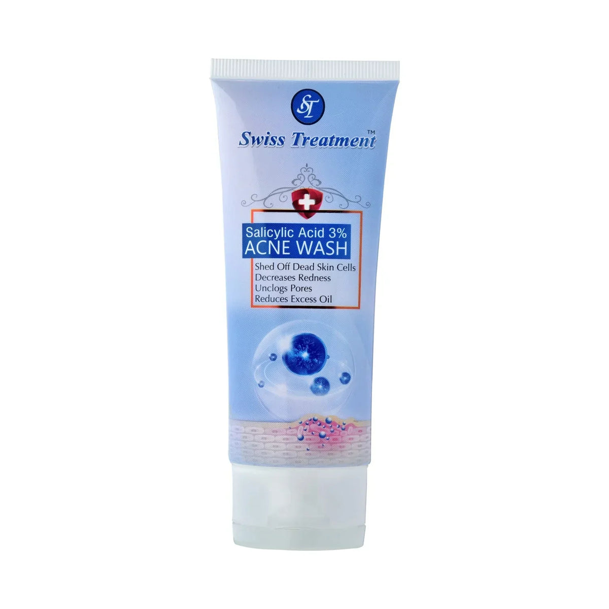 Swiss Treatment Salicylic Acid 3% Acne Wash - 100ml - Buy Online in Pakistan at Cosmia.pk