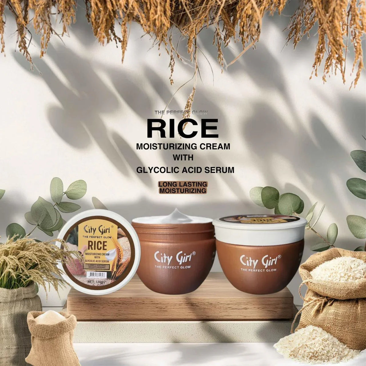 City Girl RICE WITH GLYCOLIC ACID Moisturizing Cream 20g - Buy Online in Pakistan at Cosmia.pk