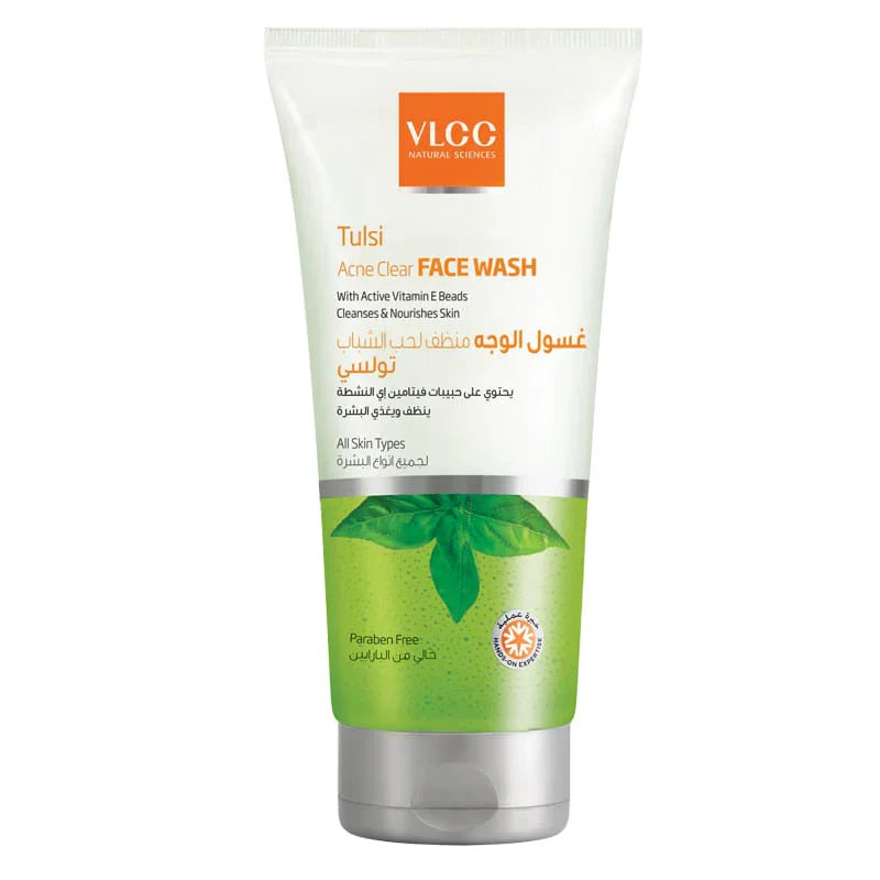 VLCC Tulsi Acne Clear Face Wash - 150ml - Buy Online in Pakistan at Cosmia.pk