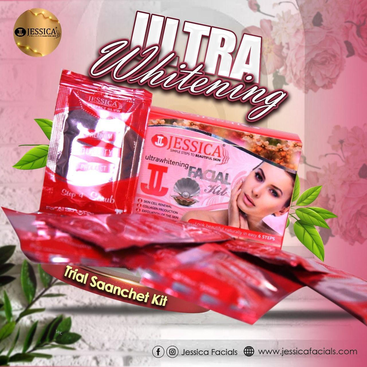 Jessica White Facial Trial Kit - Buy Online in Pakistan at Cosmia.pk