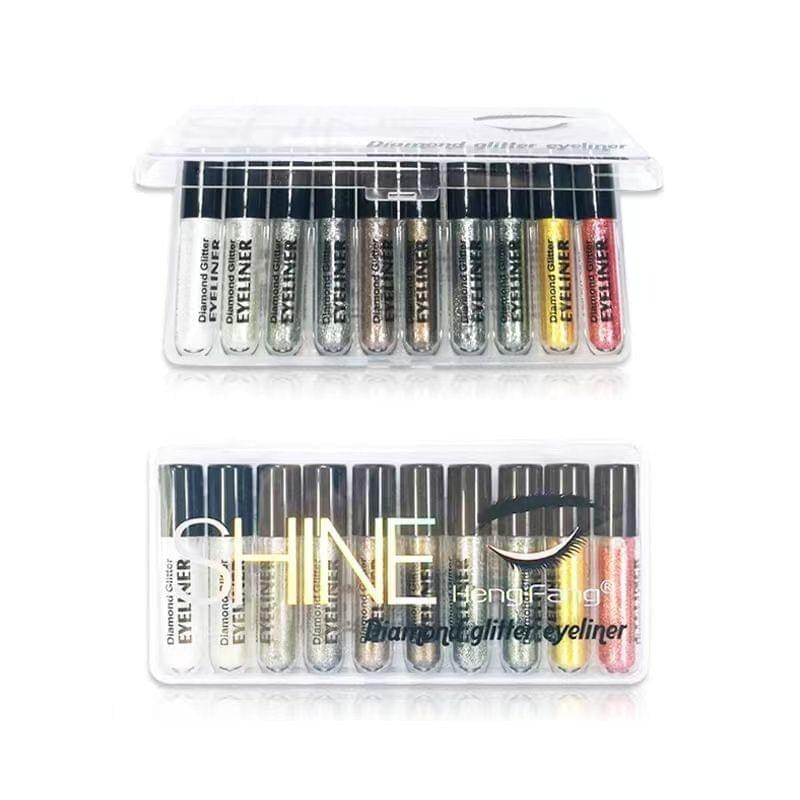 10 Pcs Heng Fang Gliter Liner - Buy Online in Pakistan at Cosmia.pk