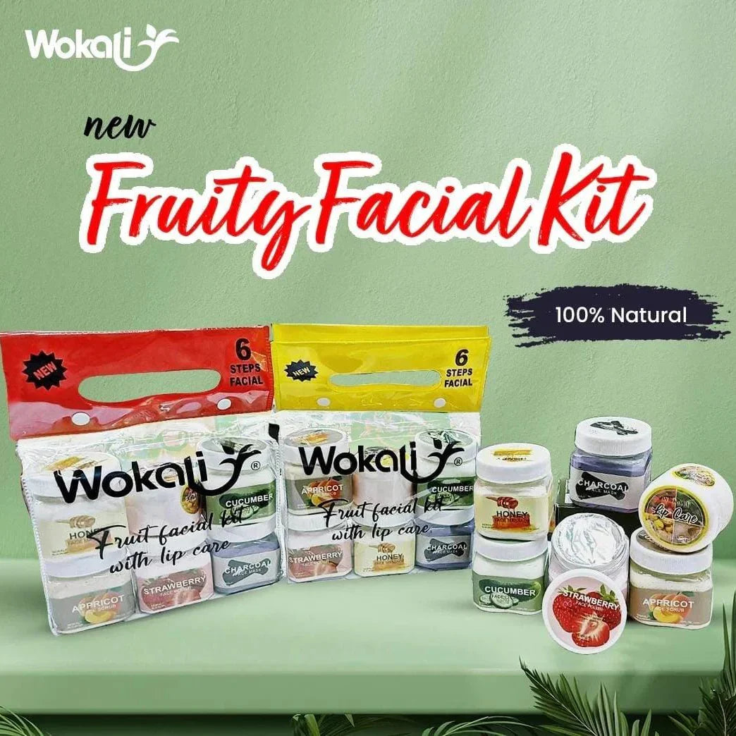 Wokali 6 Steps Fruity Facial Kit - Buy Online in Pakistan at Cosmia.pk