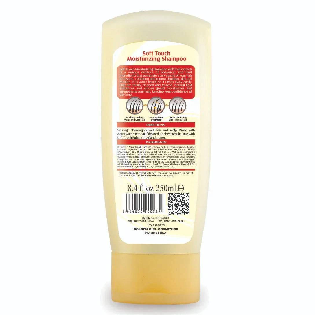 Soft Touch Moisturizing Shampoo with fruit extract 250ml - Buy Online in Pakistan at Cosmia.pk