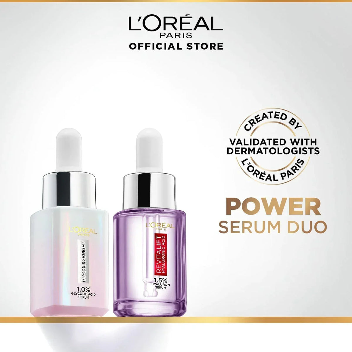 Loreal Paris Power Serum Duo - 15ml - Buy Online in Pakistan at Cosmia.pk