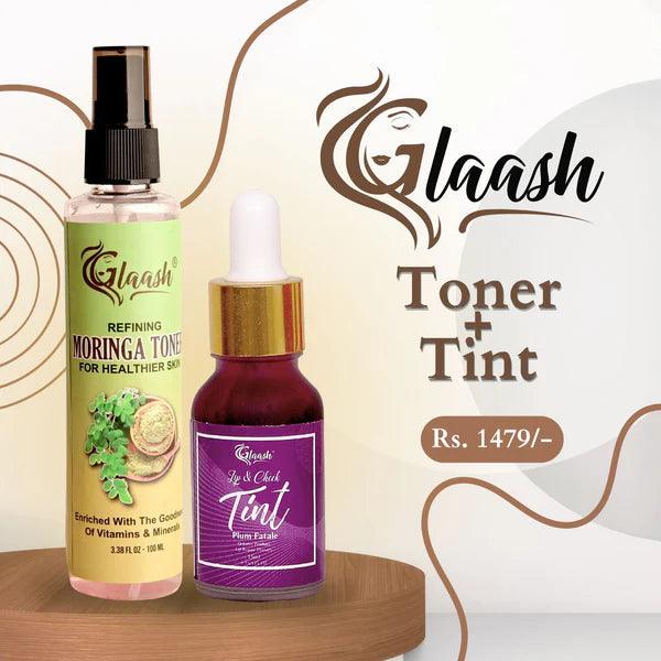 Glaash Pack of 02 Tint + Moring Toner for Healthier Skin Plum Fatale Tint - Buy Online in Pakistan at Cosmia.pk