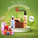 Glaash Pack of 03 Serum + Soap + Toner With Free Gift Red Fire Tint Niacinamide Facial Serum - Buy Online in Pakistan at Cosmia.pk