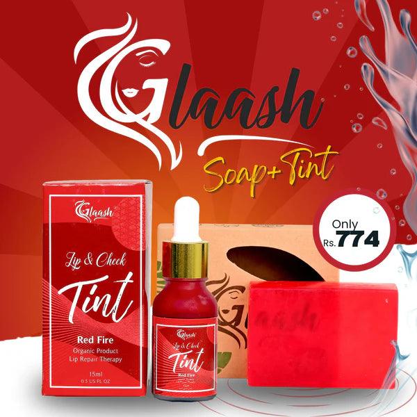 Glaash Pack of 02 Soap + Tint - Buy Online in Pakistan at Cosmia.pk