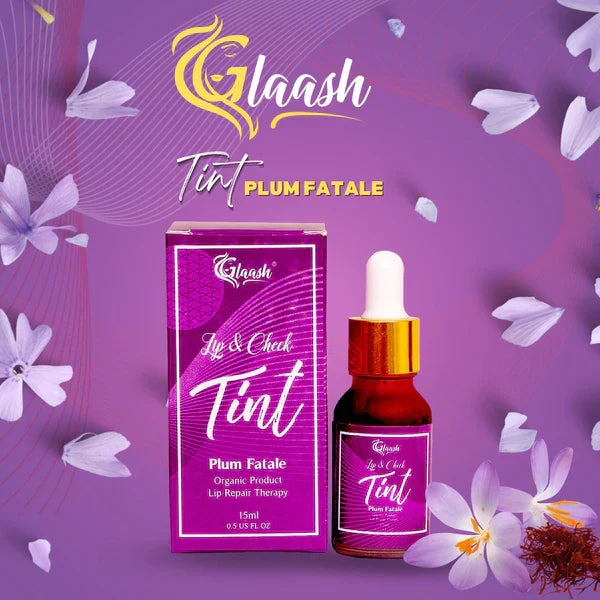 Glaash Pack of 02 Tint + Moring Toner for Healthier Skin Plum Fatale Tint - Buy Online in Pakistan at Cosmia.pk