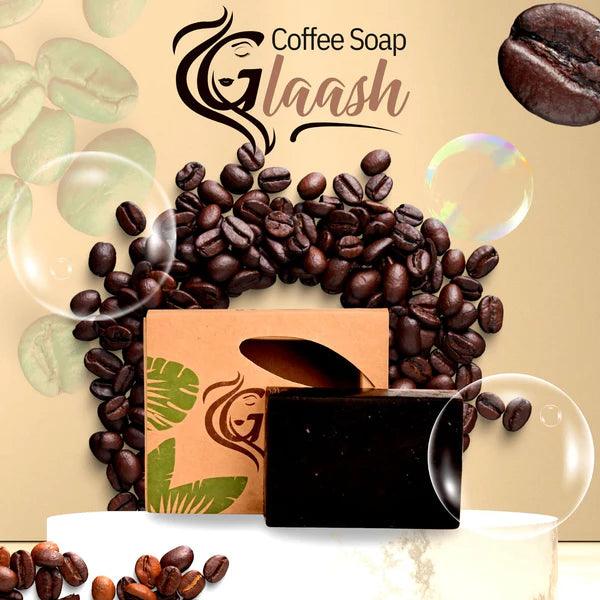 Glaash Coffee Organic Soap Bar - 100gm - Buy Online in Pakistan at Cosmia.pk