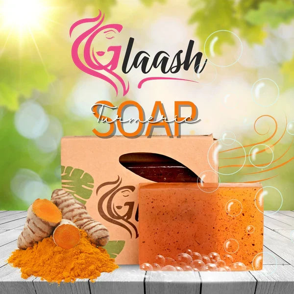 Glaash Turmeric Organic Soap Bar - 100gm - Buy Online in Pakistan at Cosmia.pk