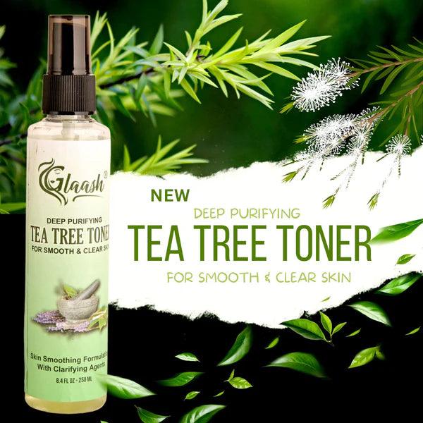 Glaash Tea Tree Toner For Smooth Clear Skin - 100ml - Buy Online in Pakistan at Cosmia.pk
